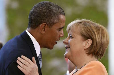 Barack und Angela